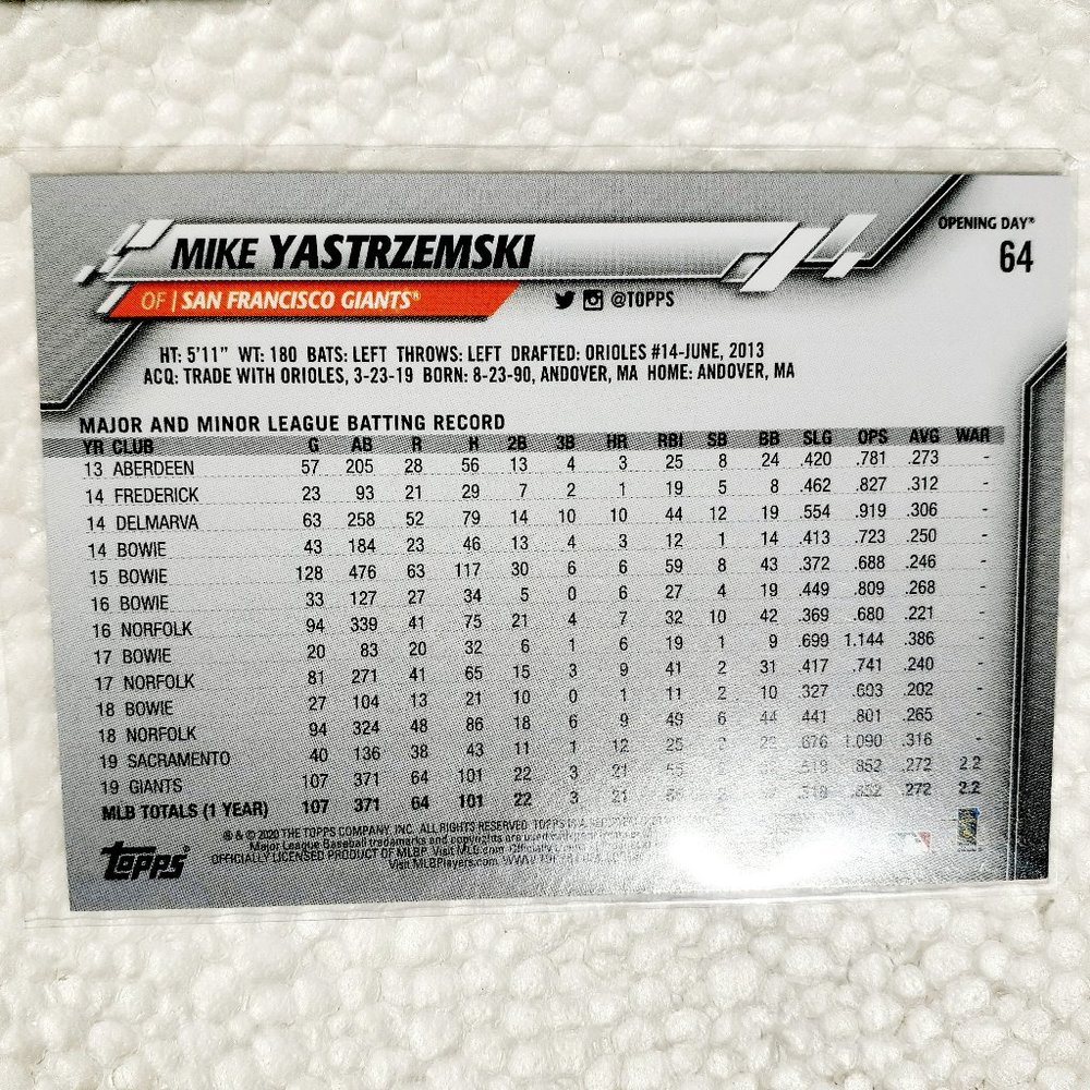 San Francisco Giants 6 Card Lot - BSBL [24_1] - Picture 6 of 14